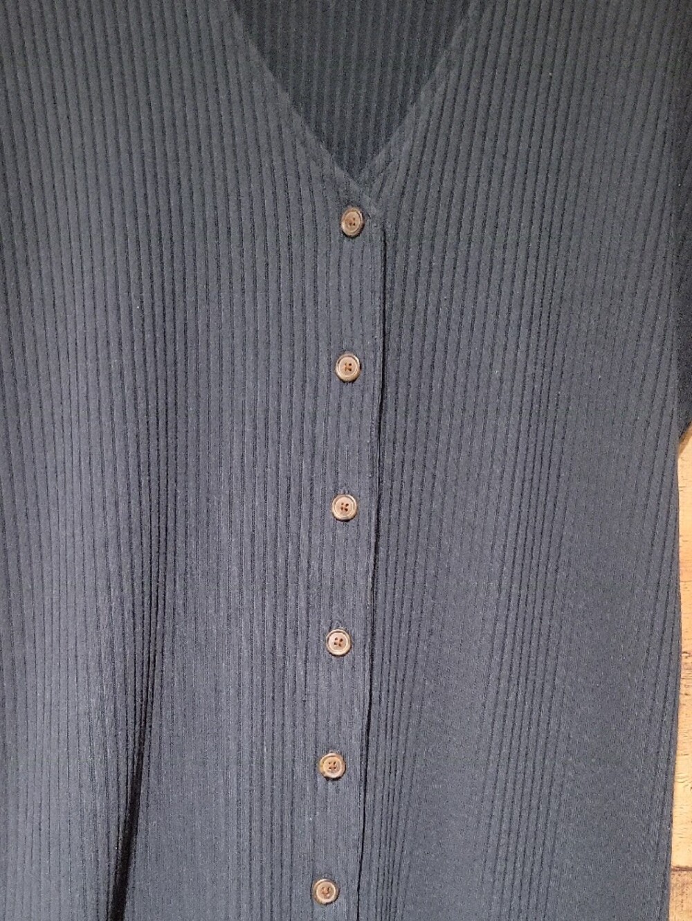 Old Navy Ribbed Button-Front Dress - Picture 4 of 5